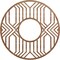 Ekena Millwork Empire Wood Fretwork Pierced Ceiling Medallion, Walnut, 22"OD x 8"ID x 3/8"T CMWP22X22X0375EPWA - alternate 1